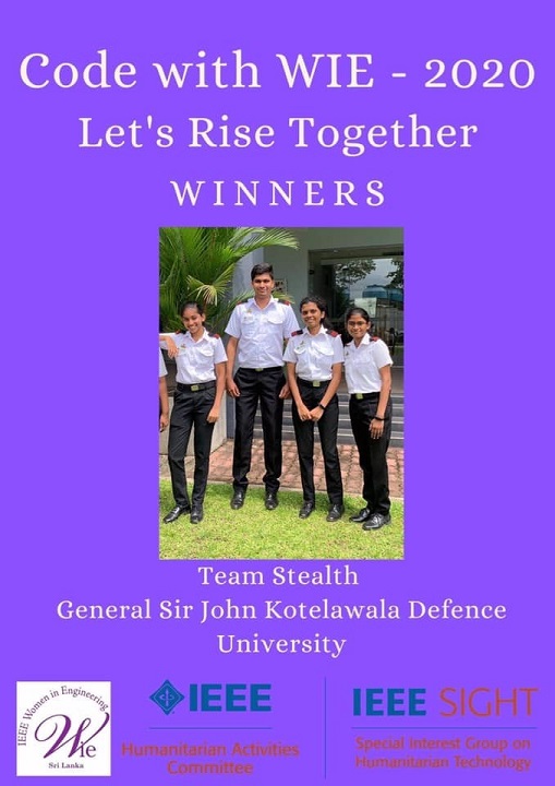 Code with WIE – Let’s Rise Together Faculty of Computing (FOC) of General Sir John Kotelawala Defence University KDU